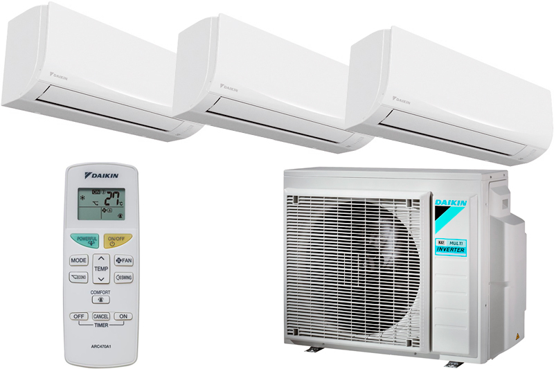 Daikin 3 x FTXF20B / 3MXF52A