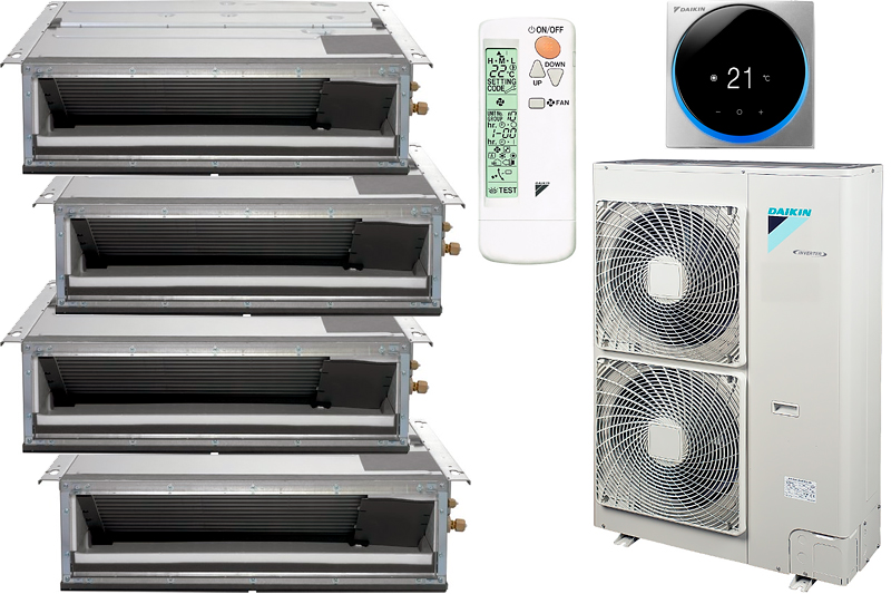 Daikin 2 x FDXM25F9 + 1 x FDXM35F9 + 1 x FDXM50F9 / RXYSQ5TV1